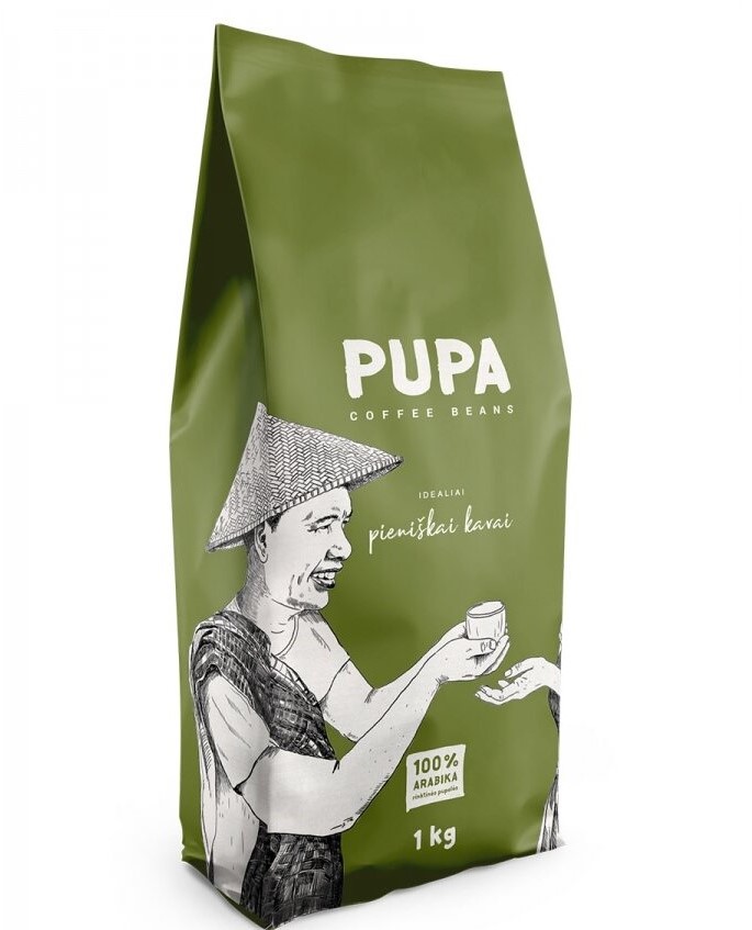 Pupa pieniškai kavai kavos pupelės 1 kg