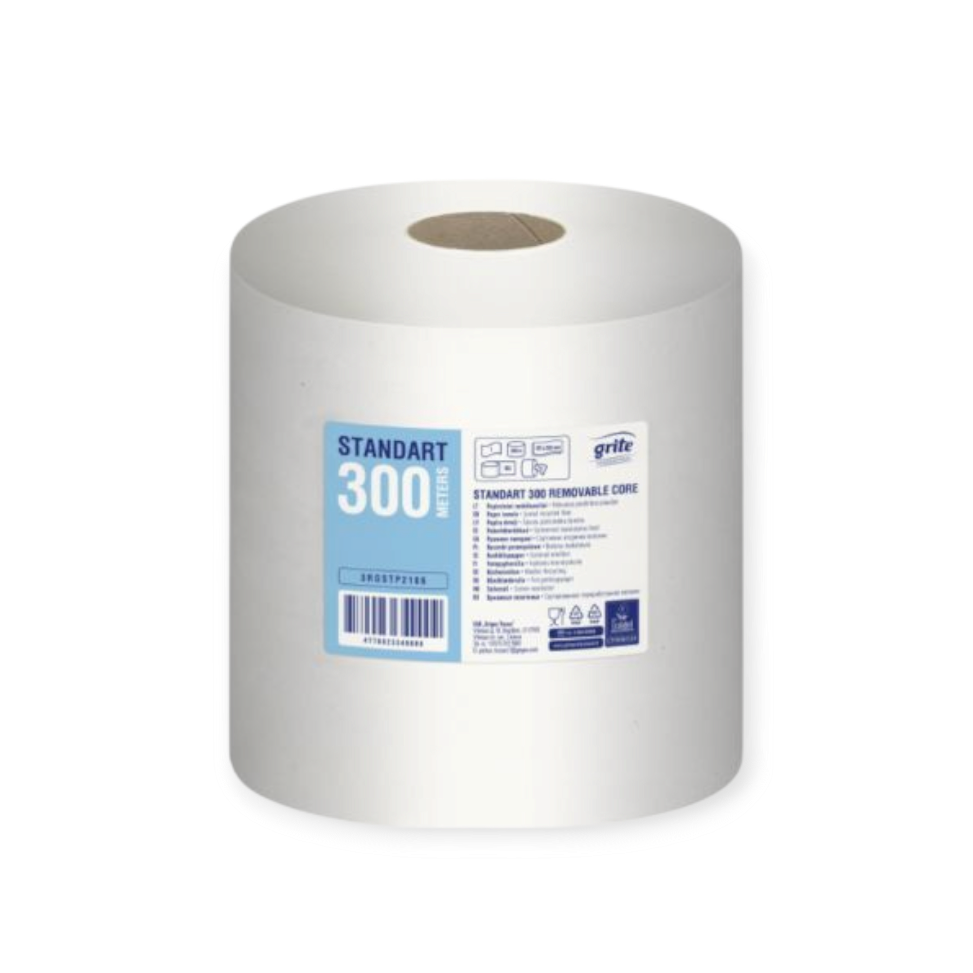 GRITE Standart 300 Removable Core popieriniai rankšluosčiai