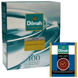 DILMAH Juodoji arbata Earl Grey 100 pakelių, 200 g