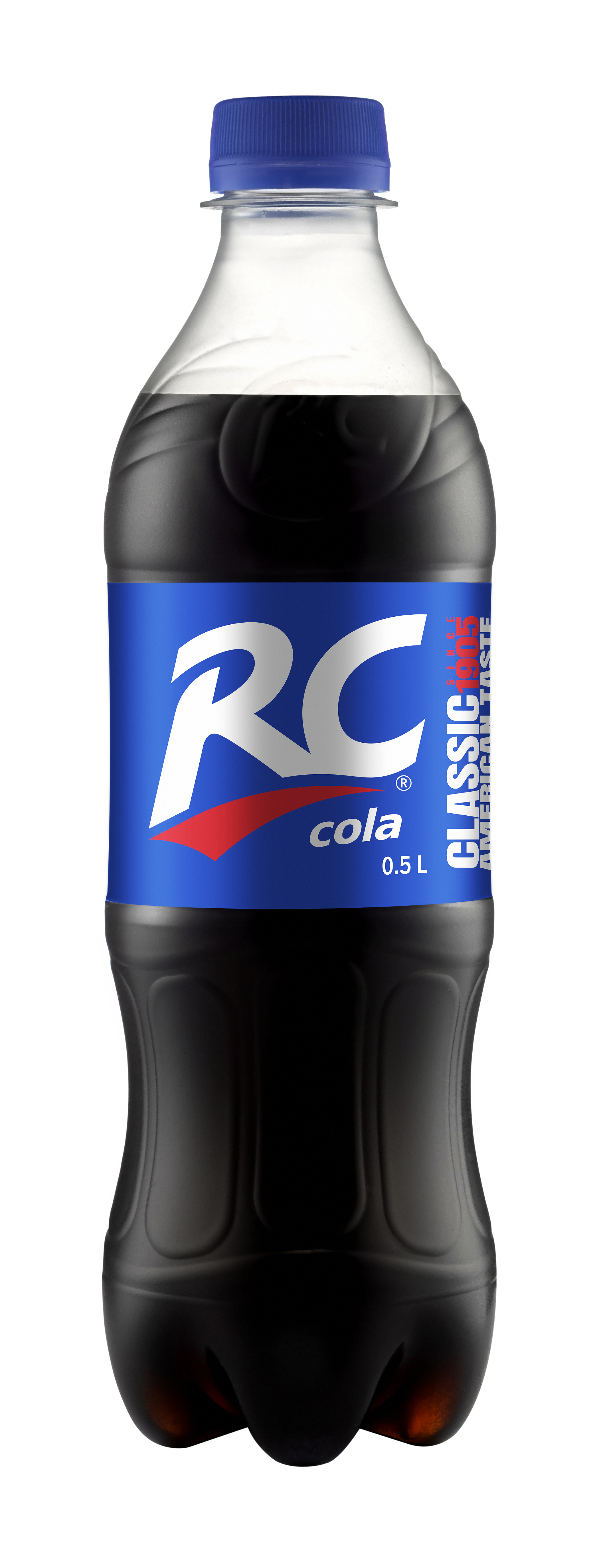 Gazuotas gaivusis gėrimas RC COLA,  0,5 L