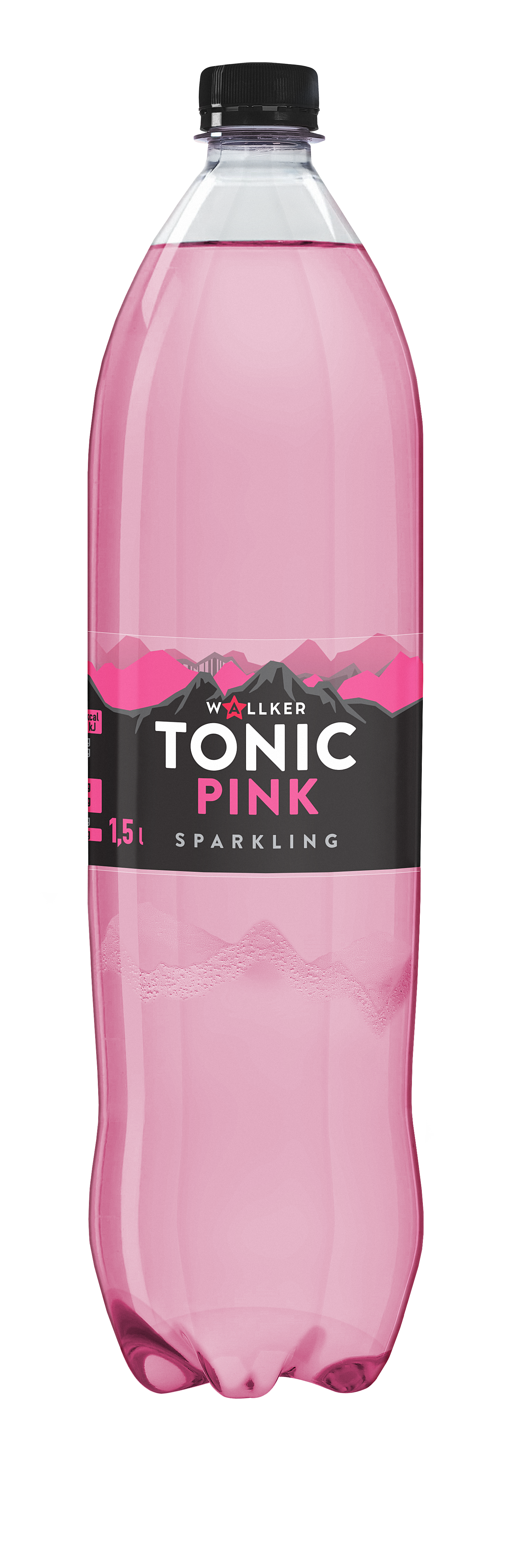WALLKER Tonic Pink 1,5 L gaz. arom. gaivusis gėrimas