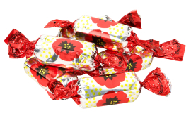 RAUDONOJI AGUONA saldainiai 1kg