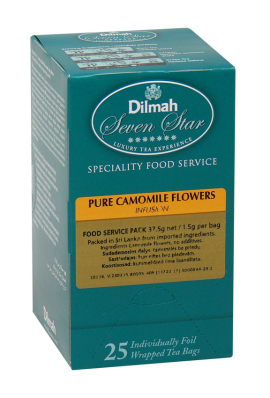 DILMAH ramunėlių arbata Camomile, 25 pakeliai 