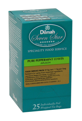 DILMAH Pipirmėčių arbata Peppermint, 25 pakeliai 