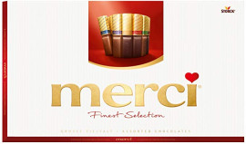 MERCI saldainiai dėžutėje 400 g 