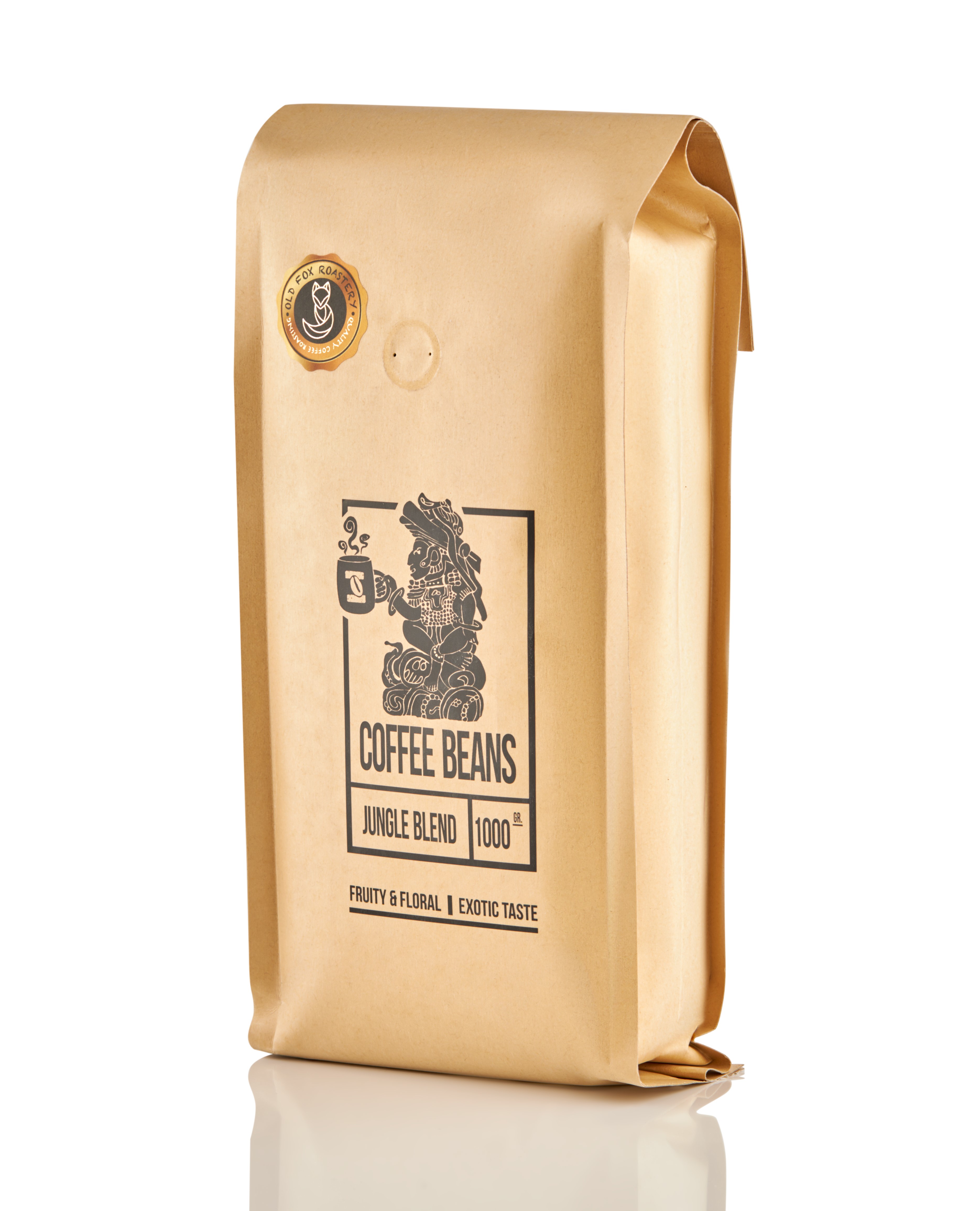 Jungle blend 100% Arabica kavos pupelės, 1kg